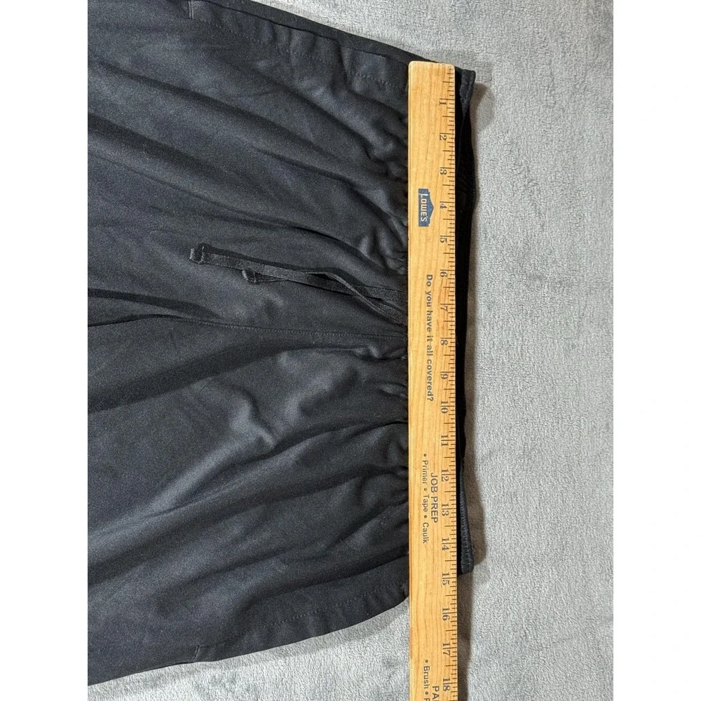 Nike Track Pants Mens Medium Black Dri-FIT Tapered Zip Hem Running Soccer Sport